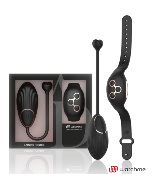 ANNES DESIRE - HUEVO CONTROL REMOTO TECNOLOGÍA WATCHME NEGRO-GOLD ANNES DESIRE - HUEVO CONTROL REMOTO TECNOLOGÍA WATCHME NEGRO-GOLD