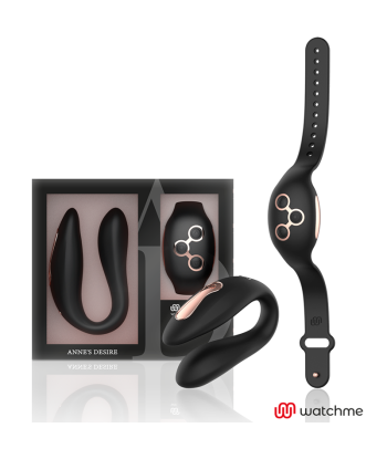 ANNES DESIRE - DUAL PLEASURE TECNOLOGÍA WATCHME NEGRO-GOLD