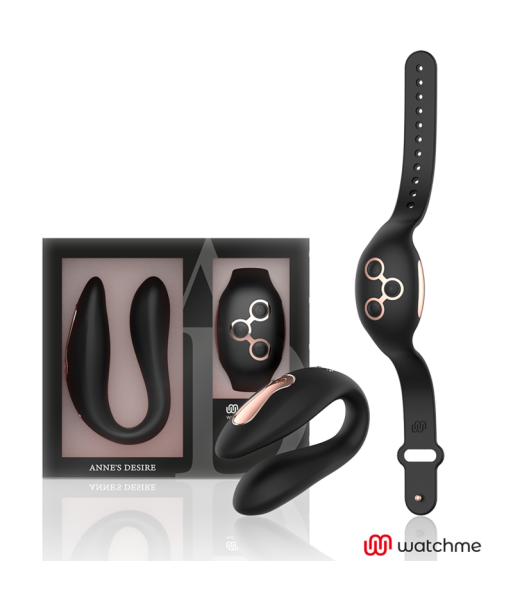 ANNES DESIRE - DUAL PLEASURE TECNOLOGÍA WATCHME NEGRO-GOLD ANNES DESIRE - DUAL PLEASURE TECNOLOGÍA WATCHME NEGRO-GOLD