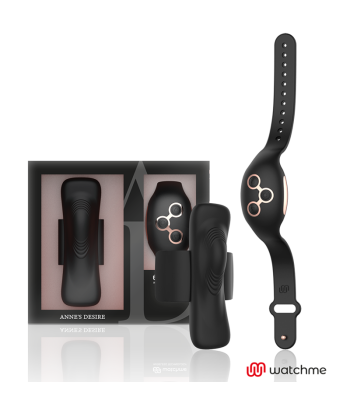 ANNES DESIRE - PANTY PLEASURE TECNOLOGÍA WATCHME NEGRO-GOLD