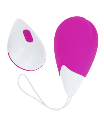 OHMAMA - HUEVO VIBRADOR 10 MODOS LILA Y BLANCO