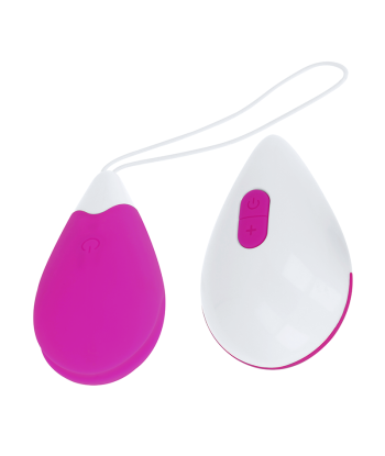 OHMAMA - HUEVO VIBRADOR 10 MODOS LILA Y BLANCO