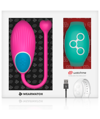 WEARWATCH - HUEVO CONTROL REMOTO TECHNOLOGY WATCHME FUCSIA - AGUA MARINA