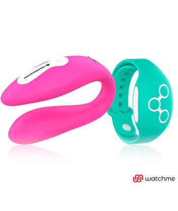 WEARWATCH - VIBRADOR DUAL TECHNOLOGY WATCHME FUCSIA - AGUA MARINA