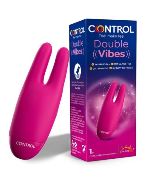 CONTROL - DOUBLE VIBES ESTIMULADOR CONTROL - DOUBLE VIBES ESTIMULADOR