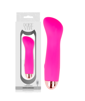 DOLCE VITA - VIBRADOR RECARGABLE ONE ROSA 7 VELOCIDADES