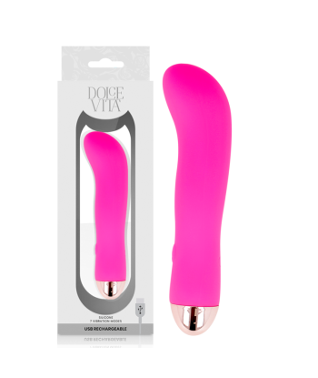 DOLCE VITA - VIBRADOR RECARGABLE TWO ROSA 7 VELOCIDADES