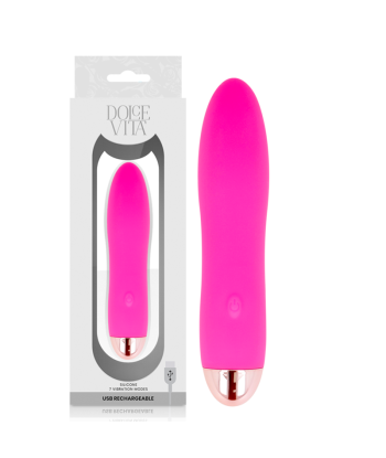 DOLCE VITA - VIBRADOR RECARGABLE FOUR ROSA 7 VELOCIDADES