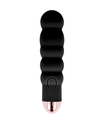 DOLCE VITA - VIBRADOR RECARGABLE SIX NEGRO 7 VELOCIDADES