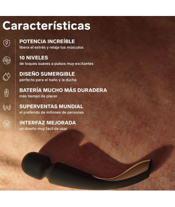 LELO - MASAJEADOR SMART MEDIUM WAND 2 VERDE AGUA LELO - MASAJEADOR SMART MEDIUM WAND 2 VERDE AGUA