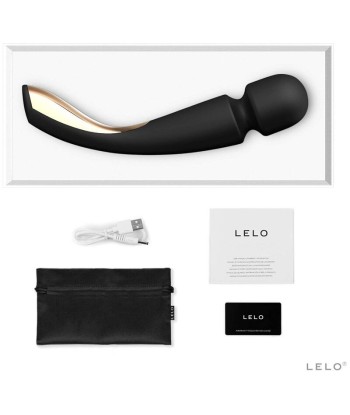 LELO - MASAJEADOR SMART MEDIUM WAND 2 NEGRO LELO - MASAJEADOR SMART MEDIUM WAND 2 NEGRO