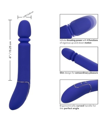 CALEXOTICS - SHAMELESS SLIM THUMPER MASAJEADOR AZUL