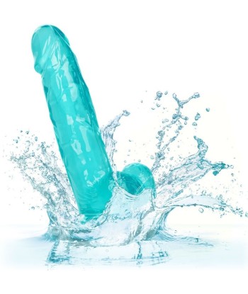 CALEXOTICS - SIZE QUEEN DILDO AZUL 15.3 CM
