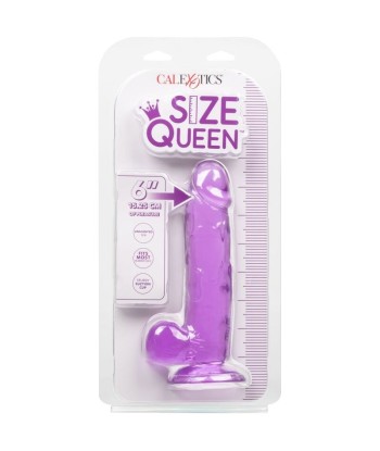 CALEXOTICS - SIZE QUEEN DILDO LILA 15.3 CM