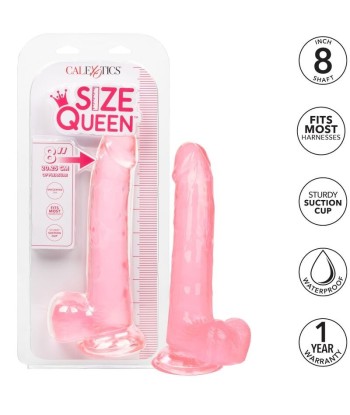 CALEXOTICS - SIZE QUEEN DILDO ROSA 20.3 CM