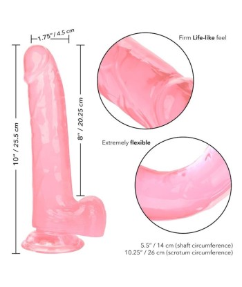 CALEXOTICS - SIZE QUEEN DILDO ROSA 20.3 CM