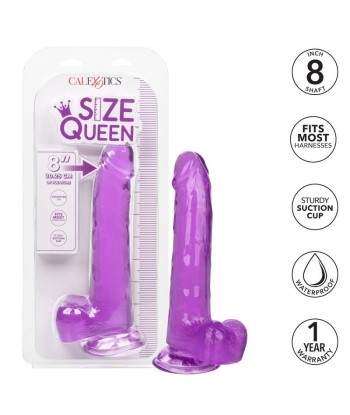CALEXOTICS - SIZE QUEEN DILDO LILA 20.3 CM