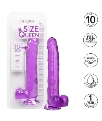 CALEXOTICS - SIZE QUEEN DILDO LILA 25.5 CM