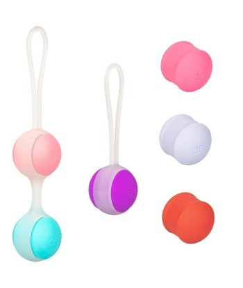 CALEXOTICS - SHE-OLOGY SET BOLAS KEGEL INTERCAMBIABLES