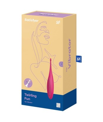 SATISFYER - TWIRLING FUN ESTIMULADOR CLITORIS ROSA SATISFYER - TWIRLING FUN ESTIMULADOR CLITORIS ROSA