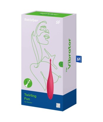 SATISFYER - TWIRLING FUN ESTIMULADOR CLITORIS ROJO SATISFYER - TWIRLING FUN ESTIMULADOR CLITORIS ROJO