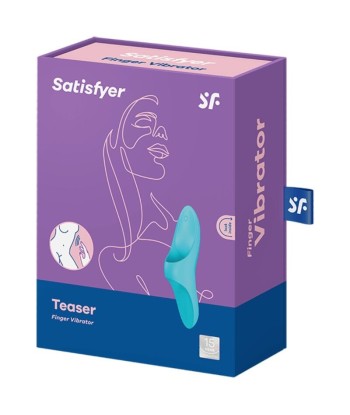 SATISFYER - TEASER DEDAL VIBRADOR AZUL LIGHT SATISFYER - TEASER DEDAL VIBRADOR AZUL LIGHT