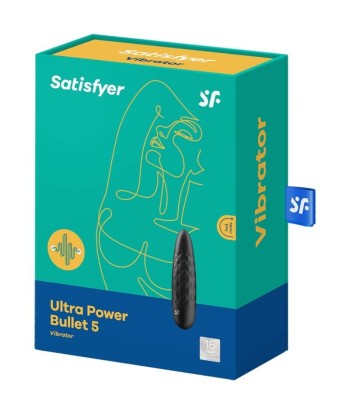 SATISFYER - ULTRA POWER BULLET 5 BALA VIBRADORA NEGRA SATISFYER - ULTRA POWER BULLET 5 BALA VIBRADORA NEGRA