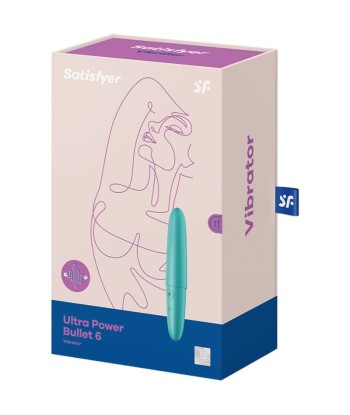 SATISFYER - ULTRA POWER BULLET 6 BALA VIBRADORA TURQUESA SATISFYER - ULTRA POWER BULLET 6 BALA VIBRADORA TURQUESA