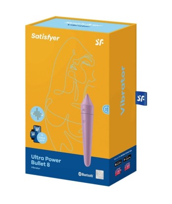 SATISFYER - ULTRA POWER BULLET 8 BALA VIBRADORA LILA