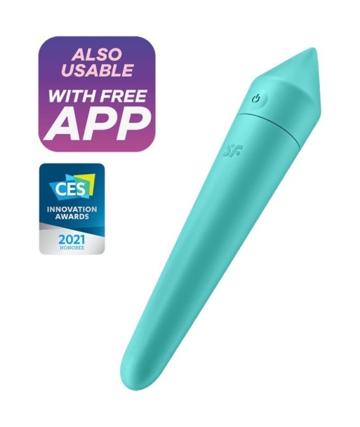 SATISFYER - ULTRA POWER BULLET 8 BALA VIBRADORA TURQUESA SATISFYER - ULTRA POWER BULLET 8 BALA VIBRADORA TURQUESA