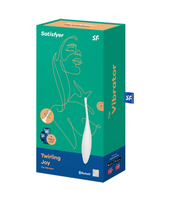 SATISFYER - TWIRLING JOY ESTIMULADOR CLITORIS BLANCO