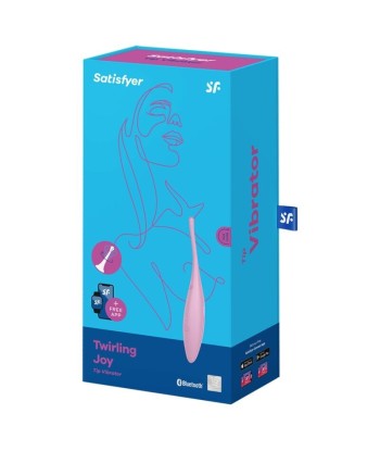 SATISFYER - TWIRLING JOY ESTIMULADOR CLITORIS ROSA