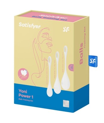 SATISFYER - YONI POWER 1 KIT DE ENTRENAMIENTO BLANCO