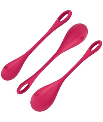 SATISFYER - YONI POWER 1 KIT DE ENTRENAMIENTO ROJO