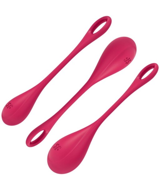 SATISFYER - YONI POWER 1 KIT DE ENTRENAMIENTO ROJO SATISFYER - YONI POWER 1 KIT DE ENTRENAMIENTO ROJO