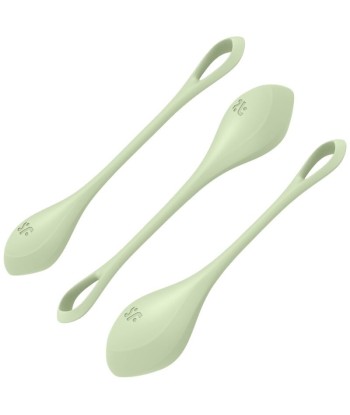 SATISFYER - YONI POWER 2 KIT DE ENTRENAMIENTO VERDE