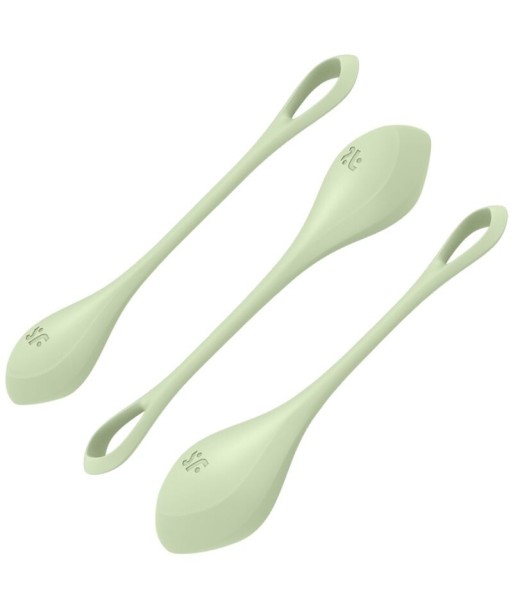 SATISFYER - YONI POWER 2 KIT DE ENTRENAMIENTO VERDE SATISFYER - YONI POWER 2 KIT DE ENTRENAMIENTO VERDE