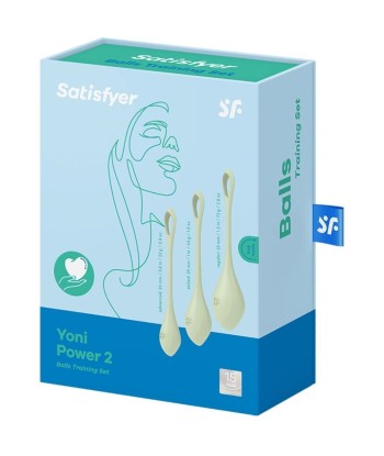 SATISFYER - YONI POWER 2 KIT DE ENTRENAMIENTO VERDE