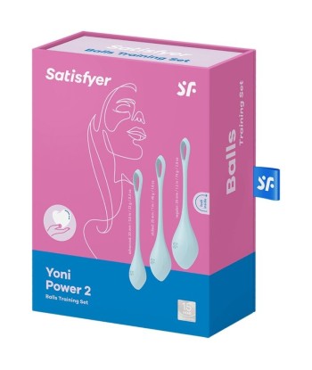 SATISFYER - YONI POWER 2 KIT DE ENTRENAMIENTO AZUL