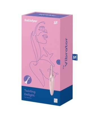 SATISFYER - TWIRLING DELIGHT ESTIMULADOR CLITORIS ROSA SATISFYER - TWIRLING DELIGHT ESTIMULADOR CLITORIS ROSA
