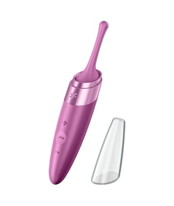 SATISFYER - TWIRLING DELIGHT ESTIMULADOR CLITORIS MORADO