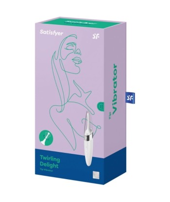 SATISFYER - TWIRLING DELIGHT ESTIMULADOR CLITORIS BLANCO SATISFYER - TWIRLING DELIGHT ESTIMULADOR CLITORIS BLANCO
