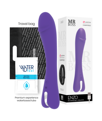 MR BOSS - ENZO VIBRADOR COMPATIBLE CON WATCHME WIRELESS TECHNOLOGY