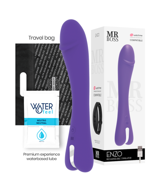 MR BOSS - ENZO VIBRADOR COMPATIBLE CON WATCHME WIRELESS TECHNOLOGY MR BOSS - ENZO VIBRADOR COMPATIBLE CON WATCHME WIRELESS TECHNOLOGY