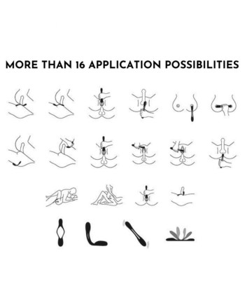 SATISFYER - ELASTIC GAME MULTI VIBRADOR AZUL