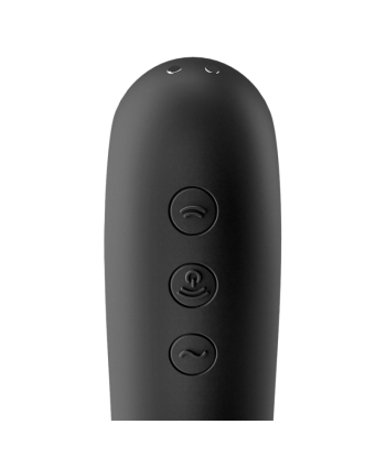 SATISFYER - DUAL KISS ESTIMULADOR CLITORIS NEGRO