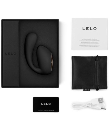LELO - IDA WAVE MASAJEADOR PAREJAS NEGRO