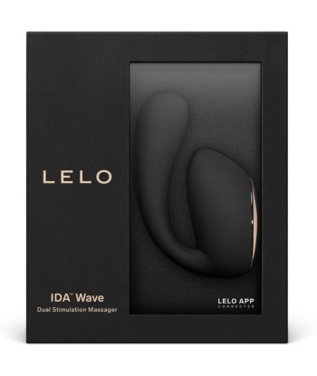 LELO - IDA WAVE MASAJEADOR PAREJAS NEGRO