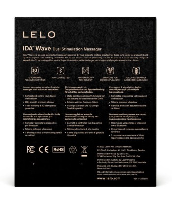 LELO - IDA WAVE MASAJEADOR PAREJAS CORAL