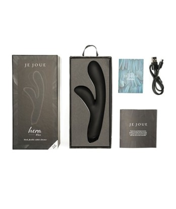 JE JOUE - HERA FLEX VIBRADOR RABBIT - NEGRO JE JOUE - HERA FLEX VIBRADOR RABBIT - NEGRO